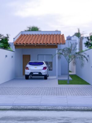 casa 2 quartos com garagem